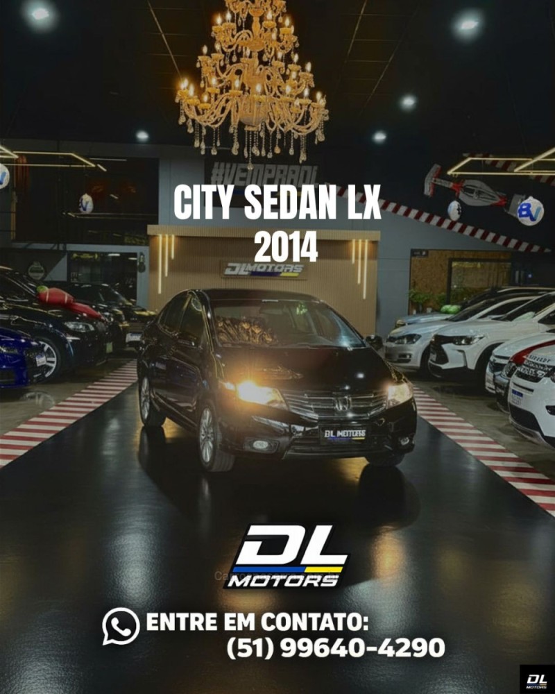 city 1.5 lx 16v flex 4p automatico 2014 lajeado