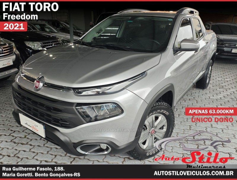 toro 1.8 16v evo flex freedom automatico 2021 bento goncalves