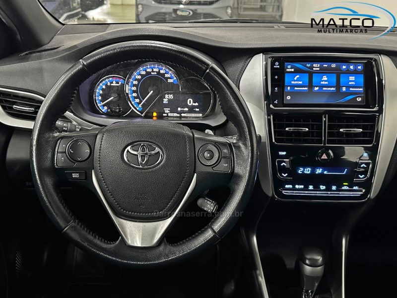 YARIS 1.5 XLS CONNECT 16V FLEX 4P AUTOMÁTICO - 2019 - NOVO HAMBURGO