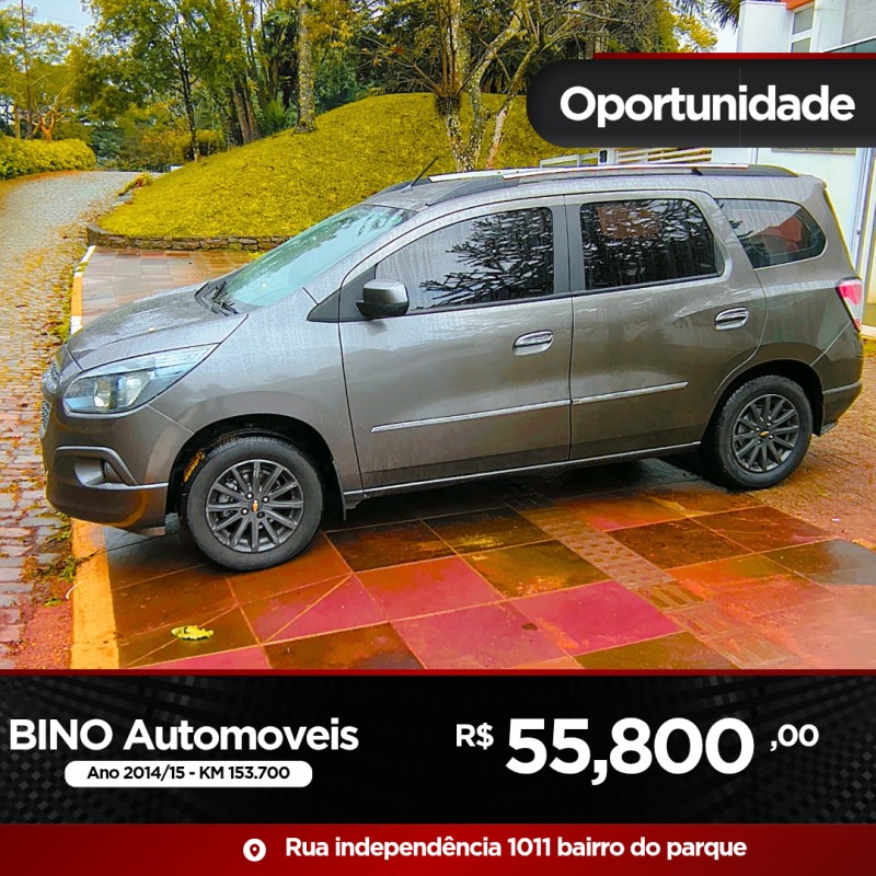 spin 1.8 ltz 8v flex 4p automatico 2015 farroupilha