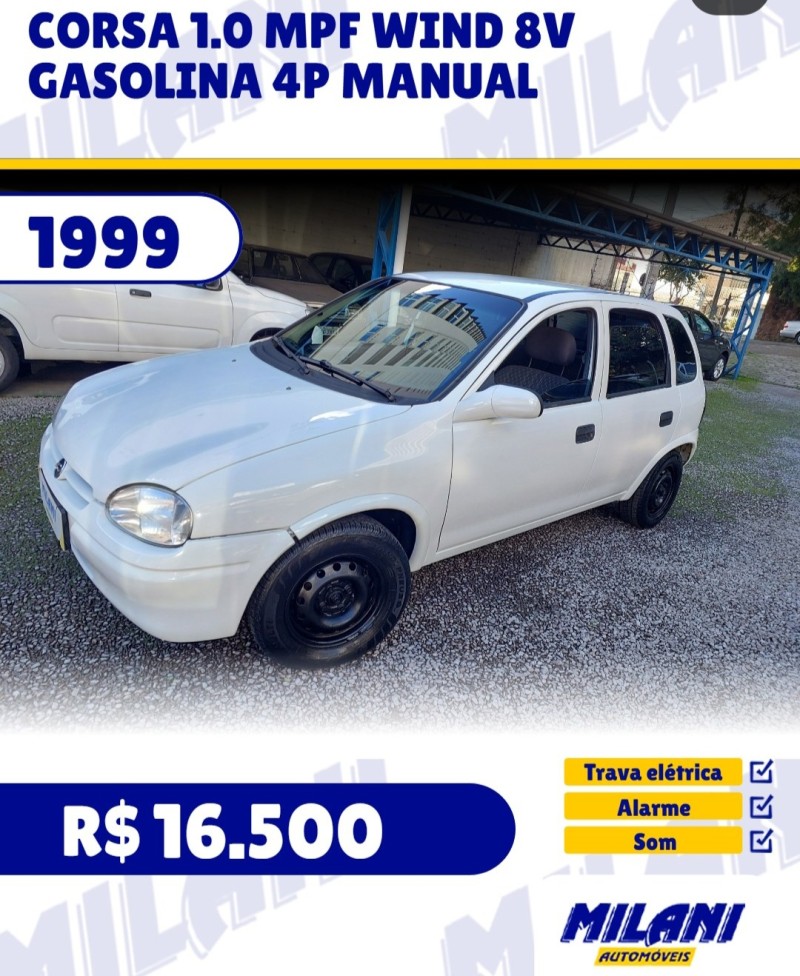 corsa 1.0 mpf wind 8v gasolina 4p manual 1999 bento goncalves