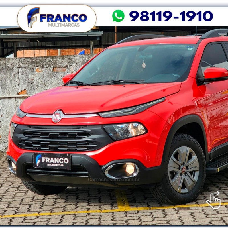 TORO 1.8 16V EVO FLEX FREEDOM AUTOMÁTICO - 2020 - VACARIA