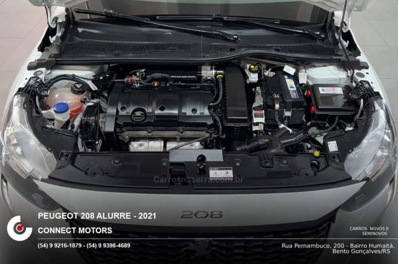 208 1.6 ALLURE 16V FLEX 4P AUTOMÁTICO - 2021 - BENTO GONçALVES