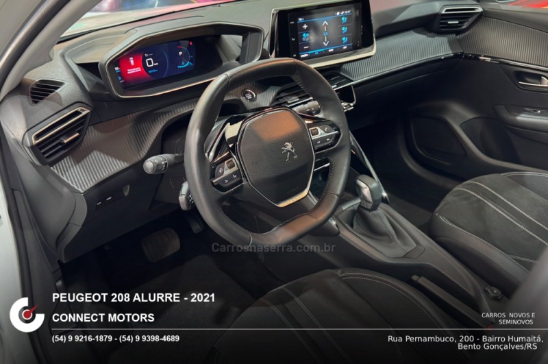 208 1.6 ALLURE 16V FLEX 4P AUTOMÁTICO - 2021 - BENTO GONçALVES