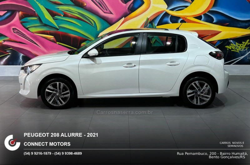 208 1.6 ALLURE 16V FLEX 4P AUTOMÁTICO - 2021 - BENTO GONçALVES