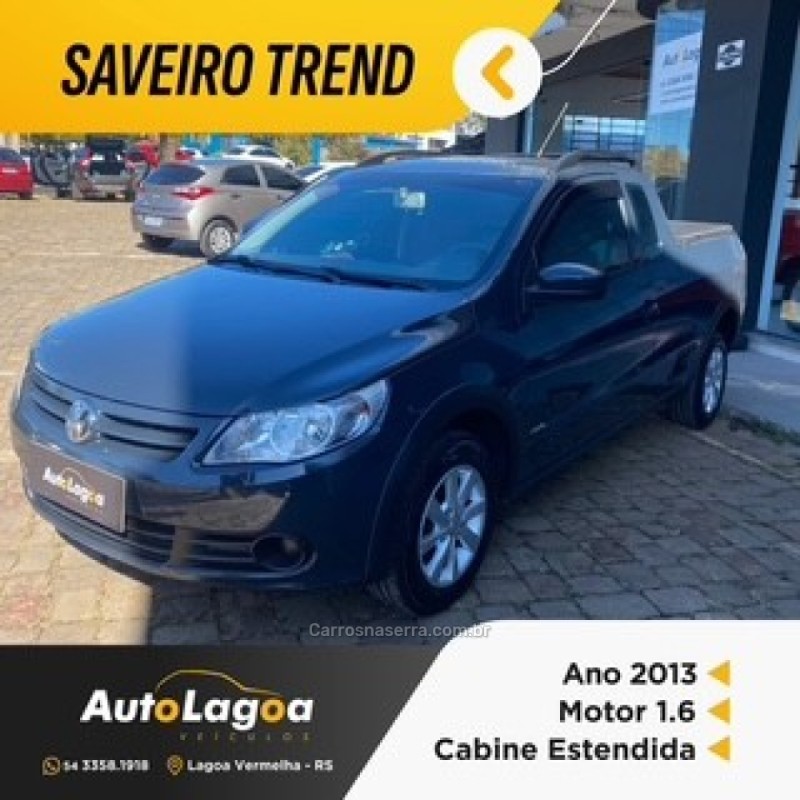 saveiro 1.6 mi trend ce 8v flex 2p manual g.v 2013 lagoa vermelha