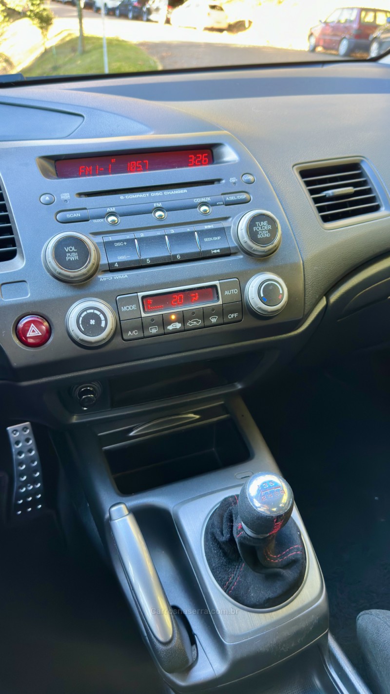 CIVIC 2.0 SI 16V GASOLINA 4P MANUAL - 2007 - CAXIAS DO SUL