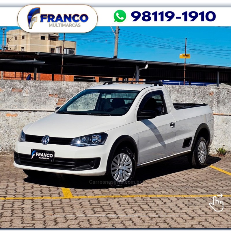 saveiro 1.6 mi trendline cs 8v flex 2p manual 2015 vacaria