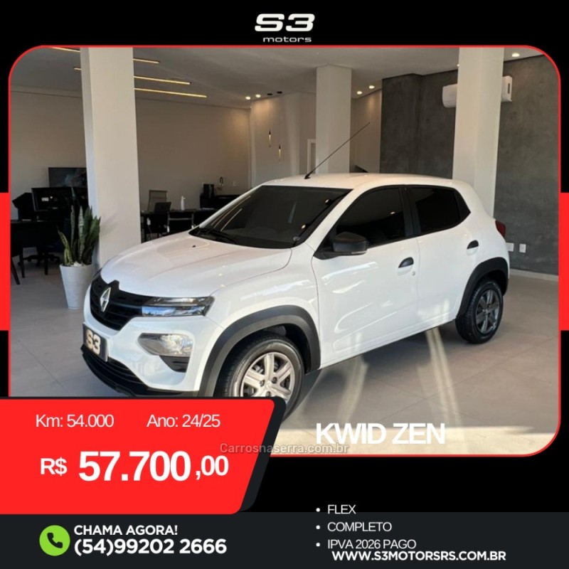 KWID 1.0 12V SCE FLEX ZEN MANUAL - 2025 - CAXIAS DO SUL