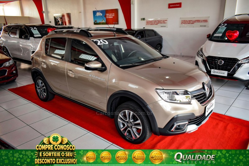 sandero 1.6 stepway iconic x tronic 16v flex 4p automatico 2020 santa cruz do sul