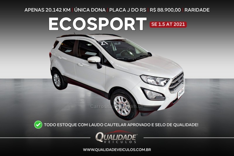 ecosport 1.5 tivct flex se automatico 2021 santa cruz do sul