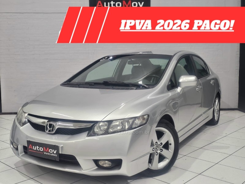 civic 1.8 lxs 16v flex 4p automatico 2007 caxias do sul