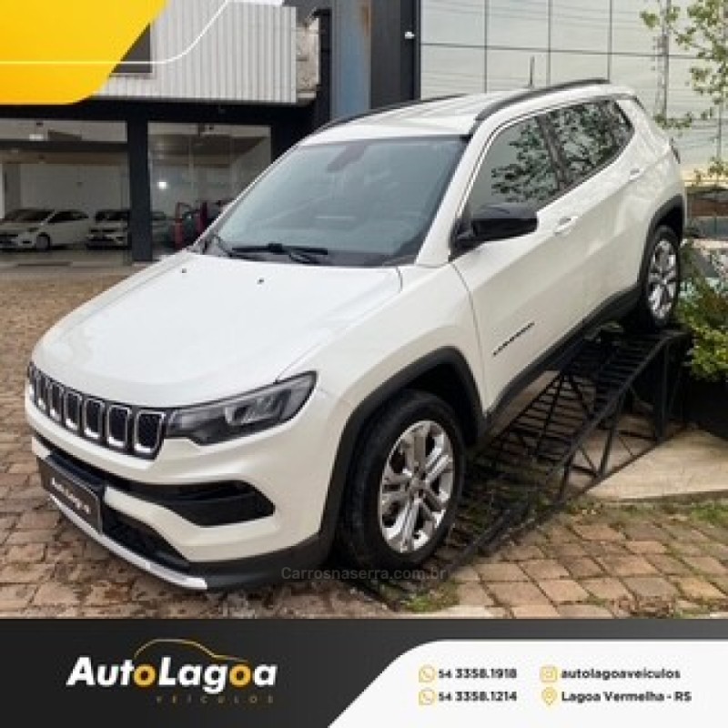 COMPASS 1.3 LONGITUDE T270 16V TURBO 4X2 FLEX 4P AUTOMÁTICO - 2022 - LAGOA VERMELHA