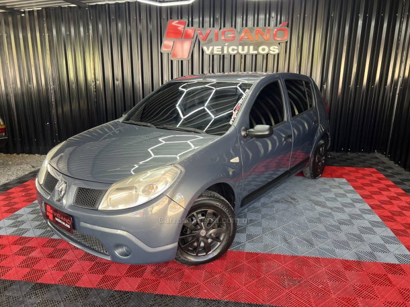 sandero 1.0 expression 16v flex 4p manual 2009 caxias do sul