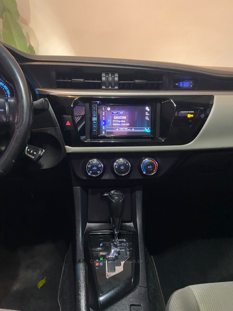 COROLLA 1.6 GLI 16V GASOLINA 4P AUTOMÁTICO - 2017 - BENTO GONçALVES
