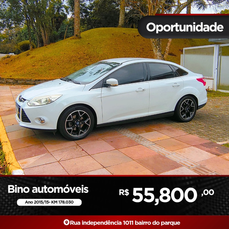 focus 2.0 fc 16v flex 4p automatico 2015 farroupilha