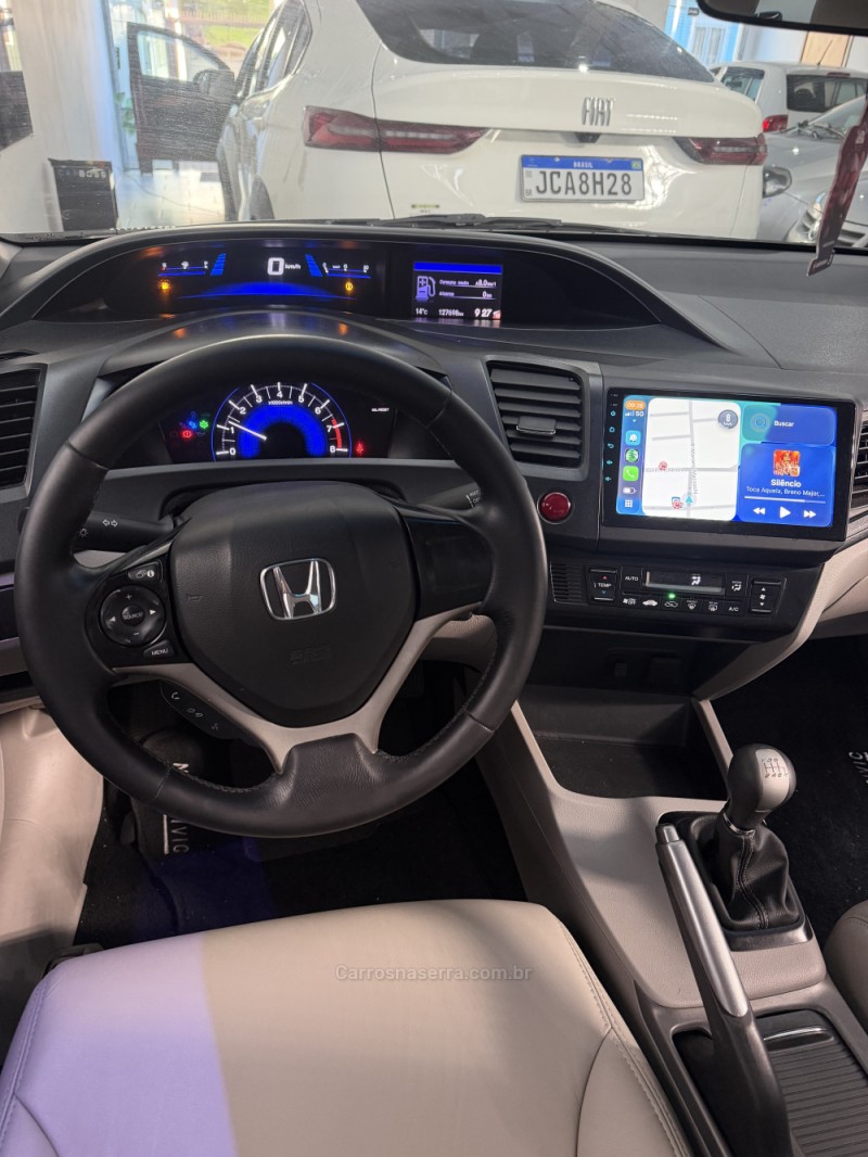 CIVIC 1.8 LXS 16V FLEX 4P MANUAL - 2016 - CAXIAS DO SUL