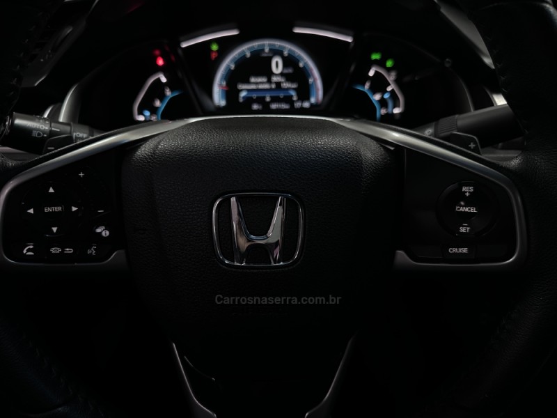 CIVIC 1.5 16V TOURING TURBO GASOLINA 4P AUTOMÁTICO - 2018 - CHARQUEADAS