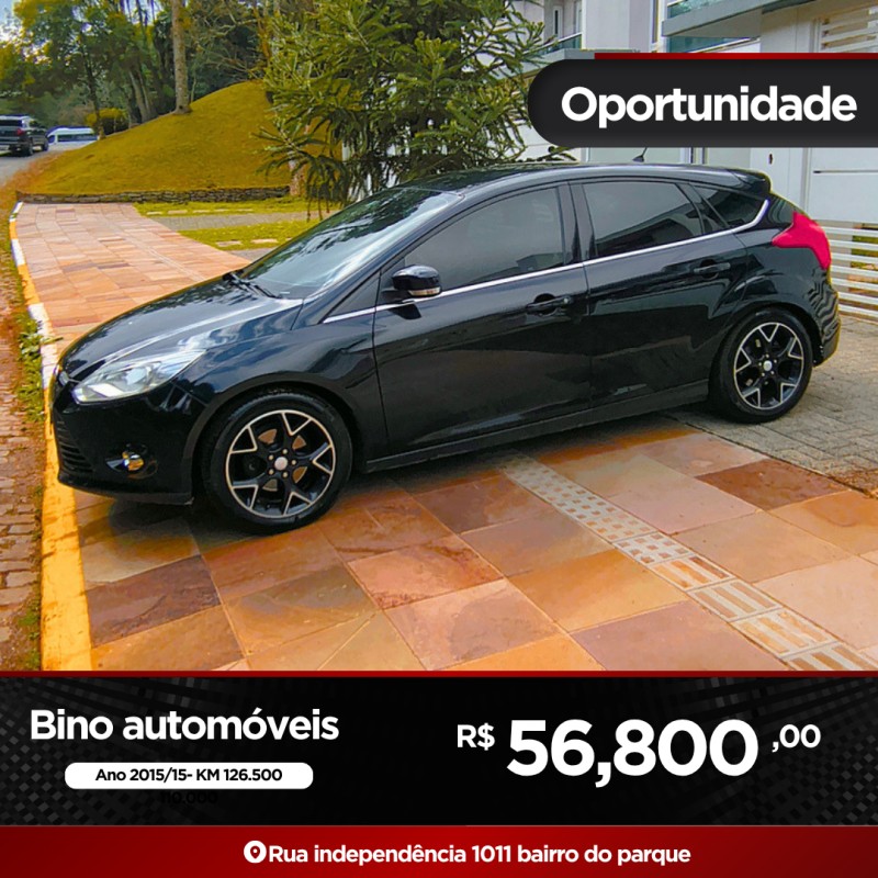 focus 2.0 titanium 16v flex 4p automatico 2015 farroupilha