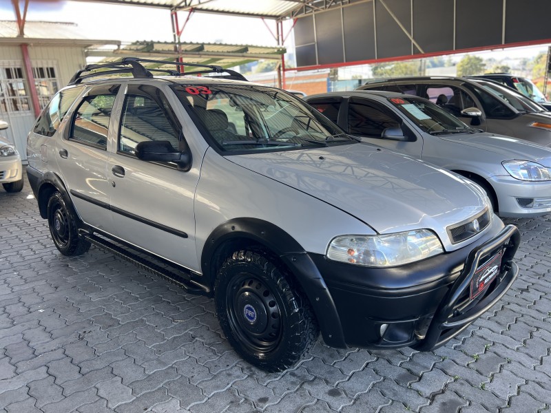 PALIO 1.6 MPI ADVENTURE WEEKEND 16V GASOLINA 4P MANUAL - 2003 - CAXIAS DO SUL