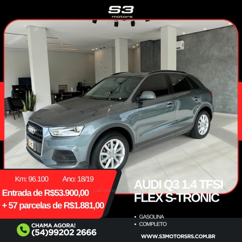 Q3 1.4 TFSI S TRONIC 16V FLEX 4P AUTOMATICO - 2019 - CAXIAS DO SUL