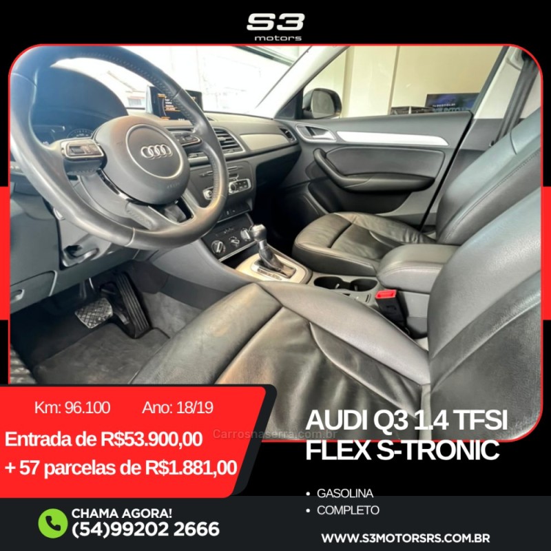 Q3 1.4 TFSI S TRONIC 16V FLEX 4P AUTOMATICO - 2019 - CAXIAS DO SUL
