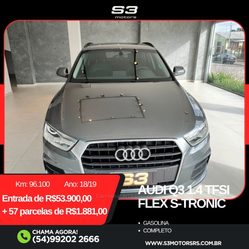 Q3 1.4 TFSI S TRONIC 16V FLEX 4P AUTOMATICO - 2019 - CAXIAS DO SUL