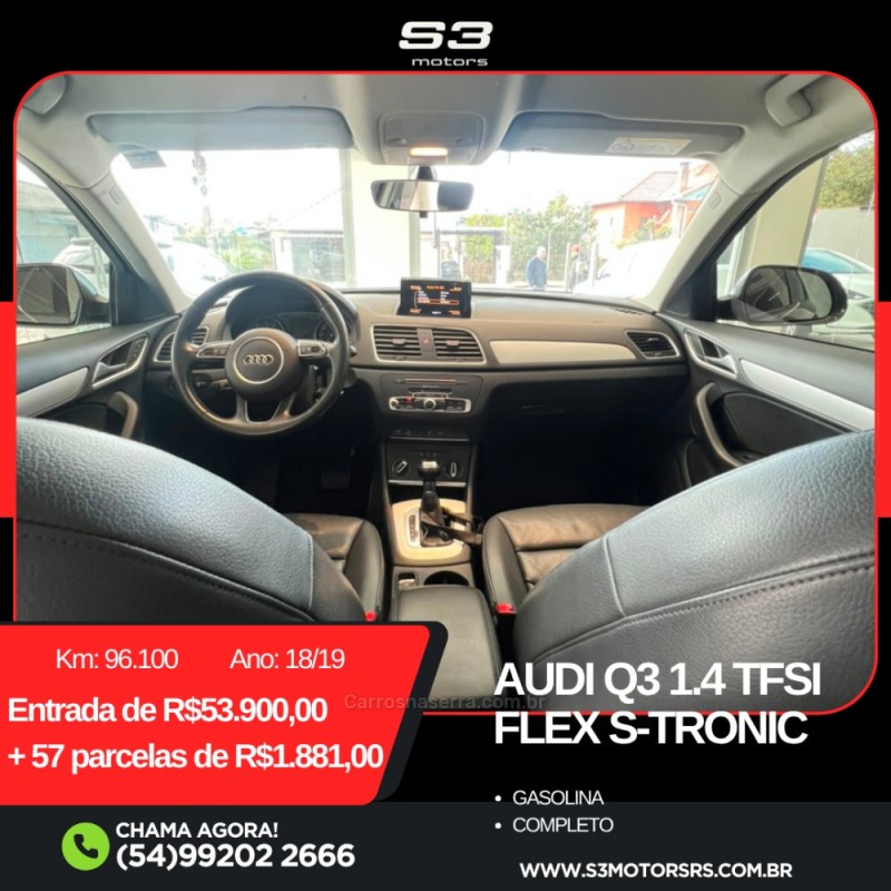 Q3 1.4 TFSI S TRONIC 16V FLEX 4P AUTOMATICO - 2019 - CAXIAS DO SUL