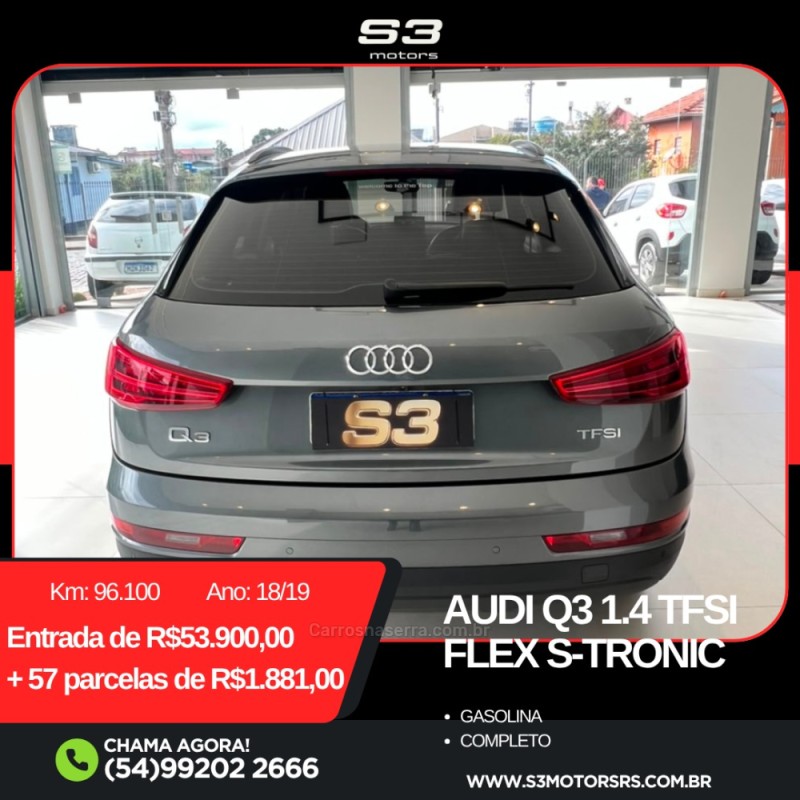 Q3 1.4 TFSI S TRONIC 16V FLEX 4P AUTOMATICO - 2019 - CAXIAS DO SUL
