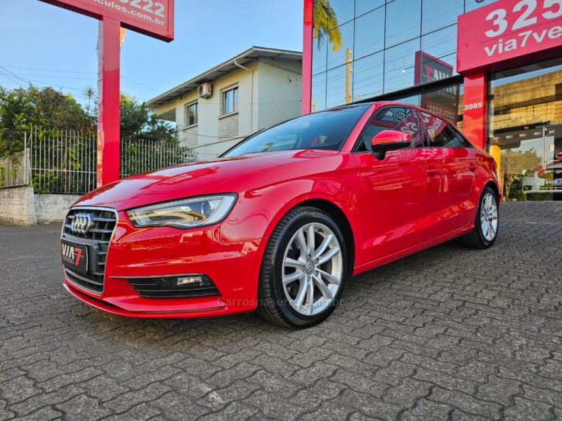 A3 1.8 TFSI SEDAN AMBITION 16V 180CV GASOLINA 4P S TRONIC - 2014 - NOVO HAMBURGO