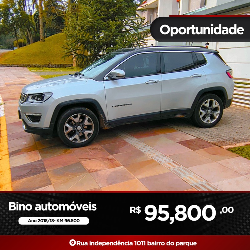 compass 2.0 16v flex limited automatico 2018 farroupilha