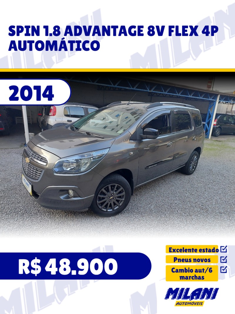 spin 1.8 advantage 8v flex 4p automatico 2014 bento goncalves