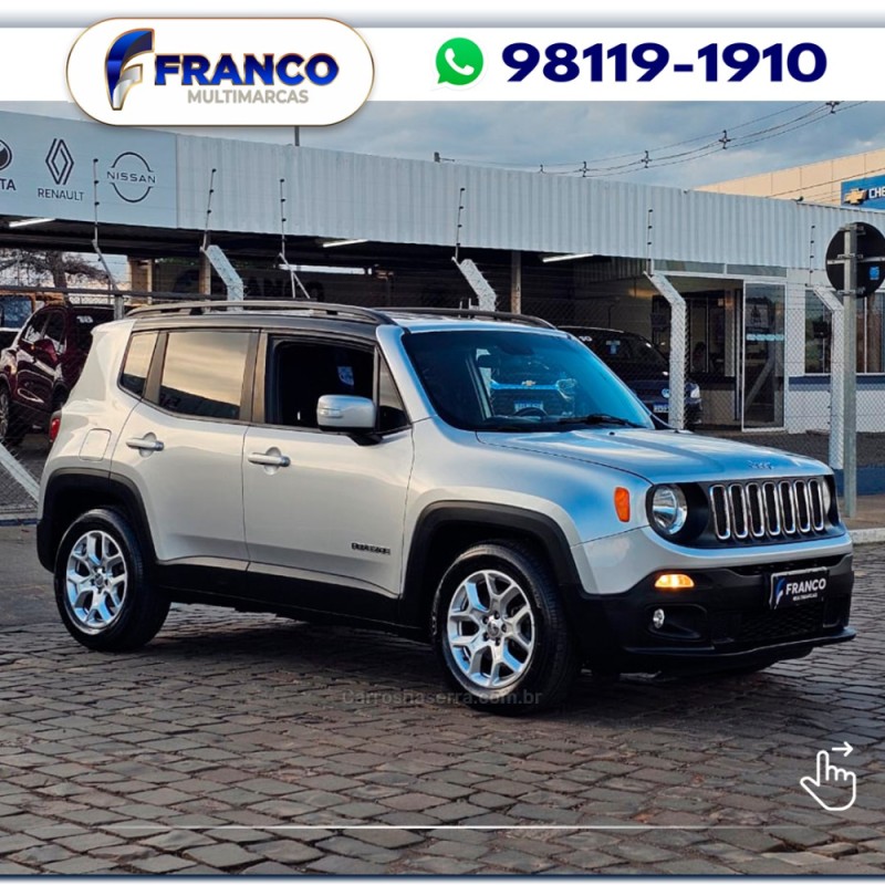 RENEGADE 1.8 16V FLEX LONGITUDE 4P AUTOMÁTICO - 2017 - VACARIA