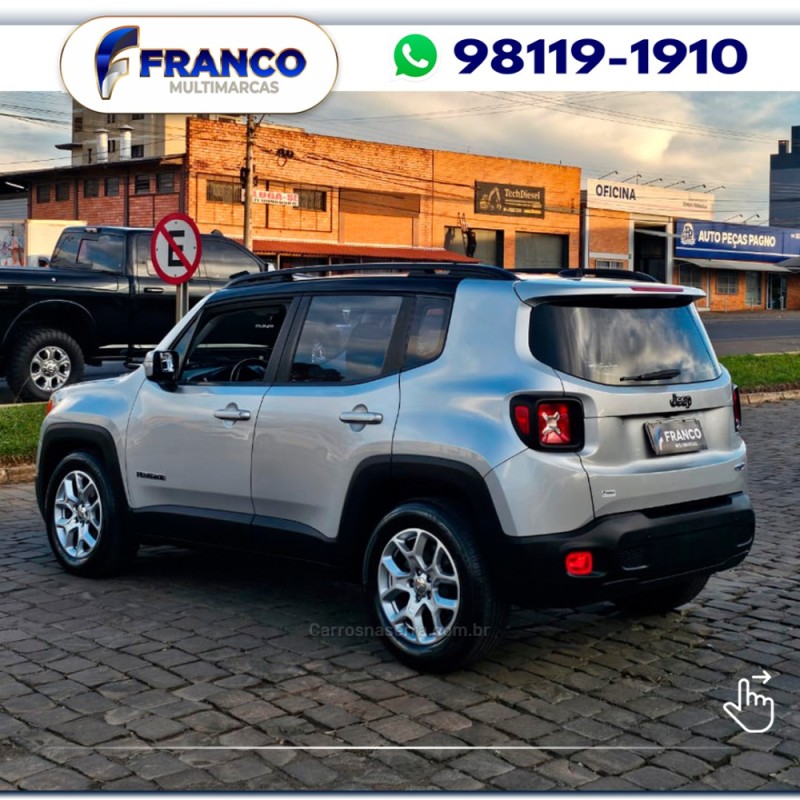 RENEGADE 1.8 16V FLEX LONGITUDE 4P AUTOMÁTICO - 2017 - VACARIA
