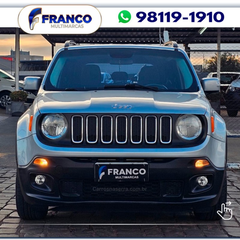 RENEGADE 1.8 16V FLEX LONGITUDE 4P AUTOMÁTICO - 2017 - VACARIA