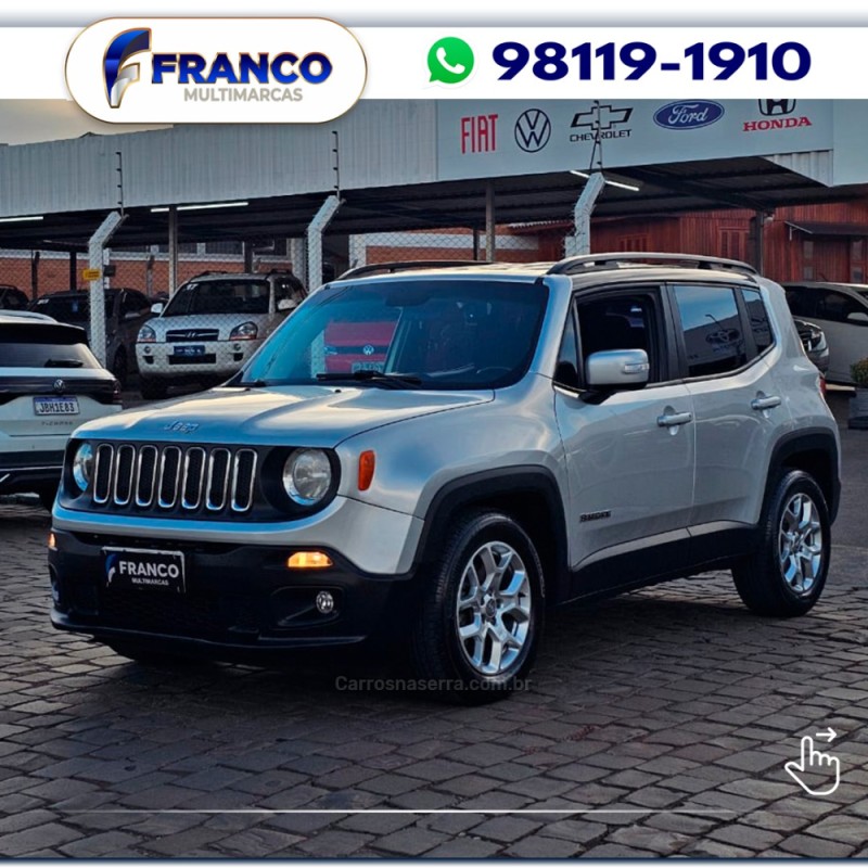 renegade 1.8 16v flex longitude 4p automatico 2017 vacaria