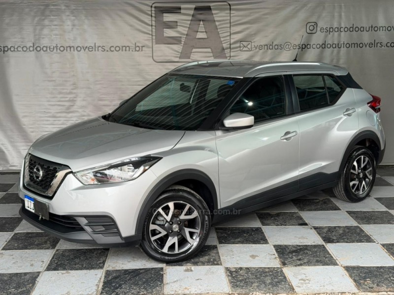 kicks 1.6 16v flex s 4p manual 2020 nova prata