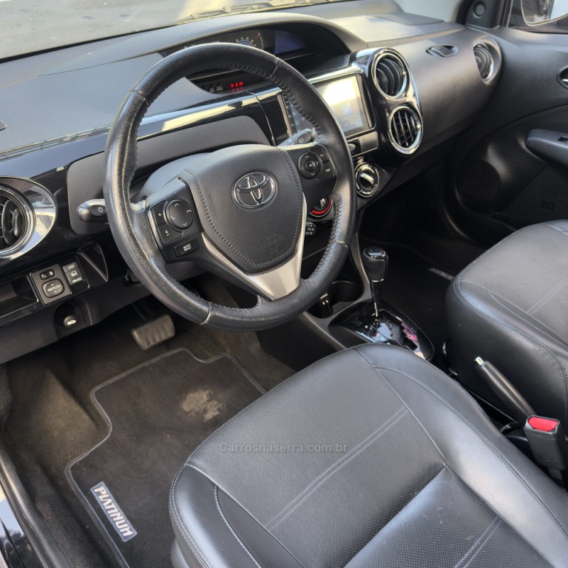 ETIOS 1.5 PLATINUM 16V FLEX 4P AUTOMÁTICO - 2018 - FLORES DA CUNHA