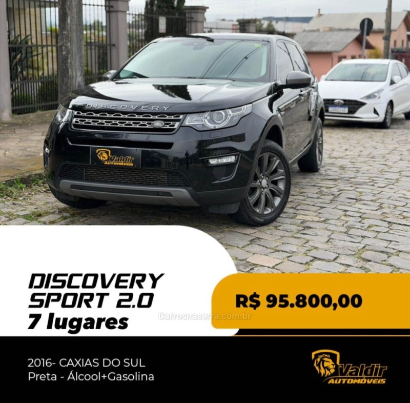discovery sport 2.0 16v si4 turbo gasolina se 4p automatico 2016 caxias do sul