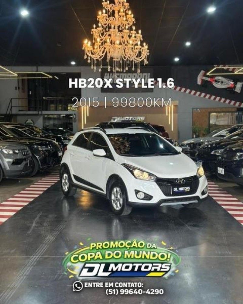 hb20x 1.6 16v style flex 4p automatico 2015 lajeado