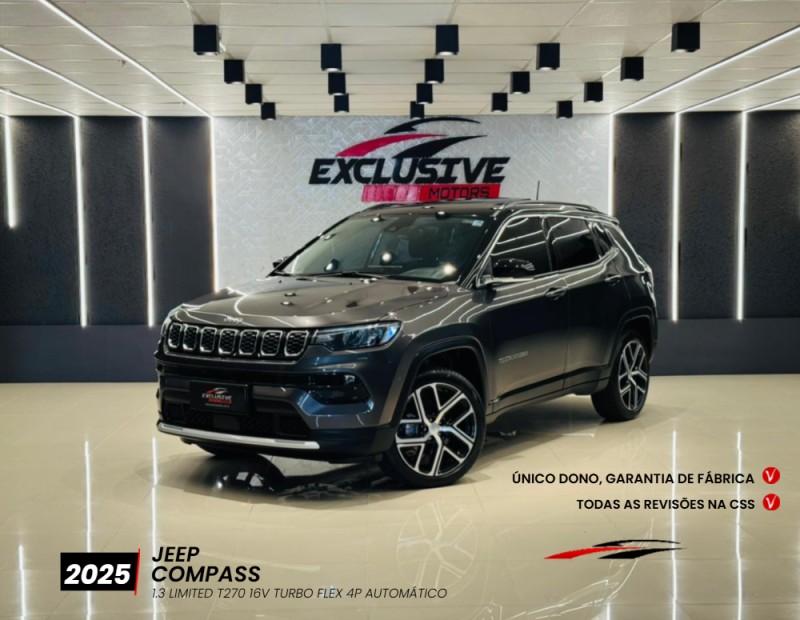 COMPASS 1.3 LIMITED T270 16V TURBO FLEX 4P AUTOMÁTICO