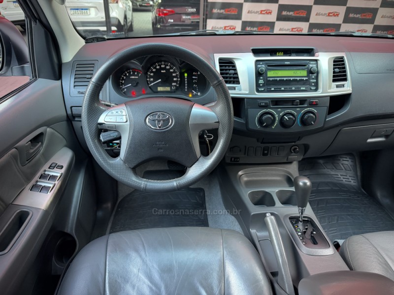 HILUX 2.7 SR 4X2 CD 16V GASOLINA 4P AUTOMÁTICO - 2013 - ESTâNCIA VELHA