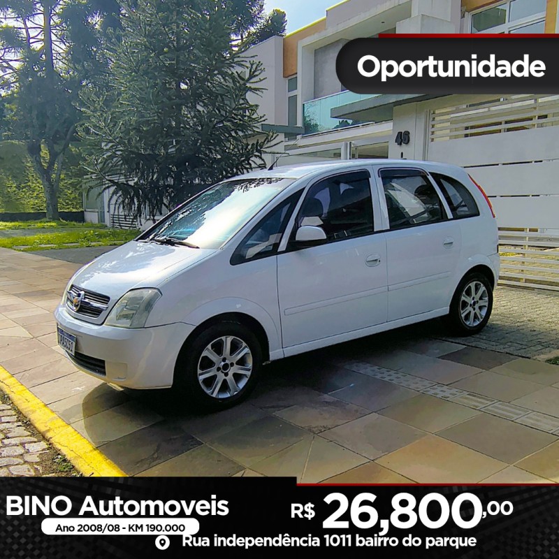meriva 1.8 mpfi 8v flex 4p manual 2008 farroupilha