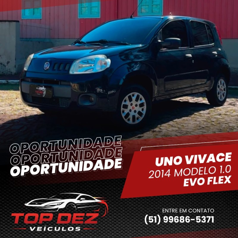 uno 1.0 evo vivace 8v flex 4p manual 2014 sao sebastiao do cai