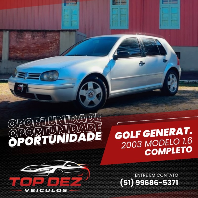golf 1.6 mi generation 8v gasolina 4p manual 2003 sao sebastiao do cai