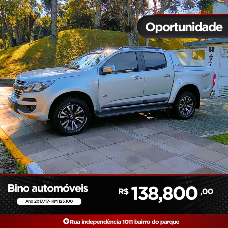 s10 2.5 ltz 4x4 cd 16v flex 4p manual 2017 farroupilha