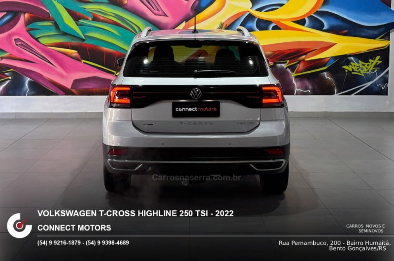 T-CROSS 1.4 HIGHLINE TSI 16V FLEX 4P AUTOMÁTICO - 2022 - BENTO GONçALVES