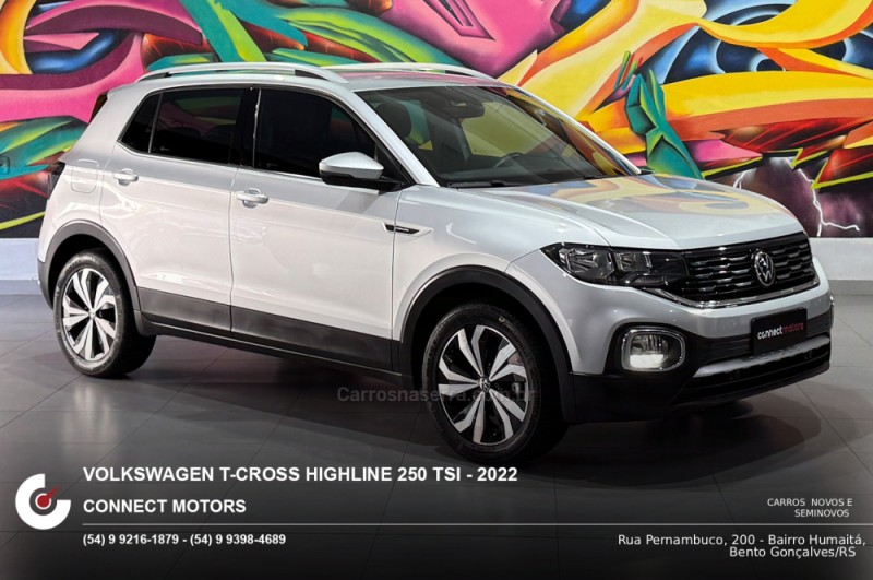 t cross 1.4 highline tsi 16v flex 4p automatico 2022 bento goncalves