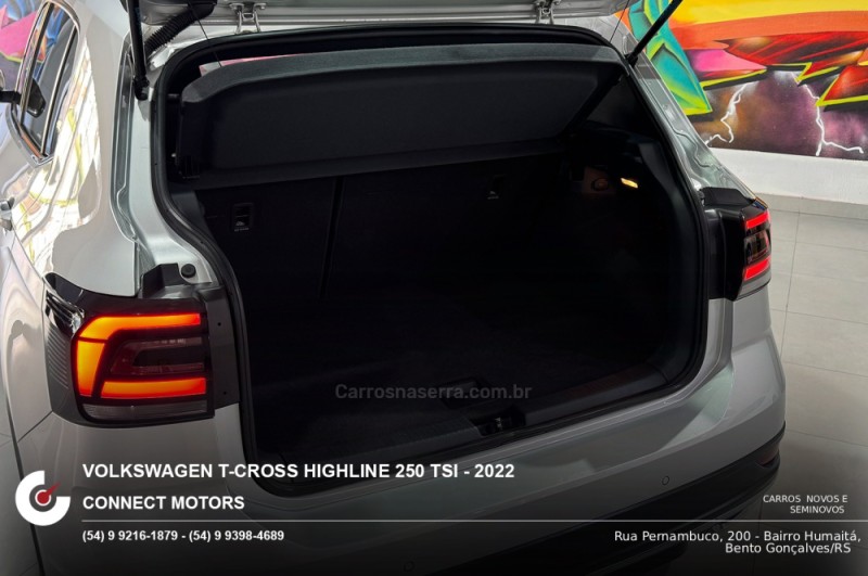 T-CROSS 1.4 HIGHLINE TSI 16V FLEX 4P AUTOMÁTICO - 2022 - BENTO GONçALVES