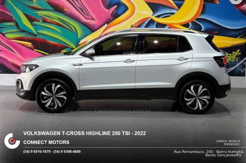 T-CROSS 1.4 HIGHLINE TSI 16V FLEX 4P AUTOMÁTICO - 2022 - BENTO GONçALVES